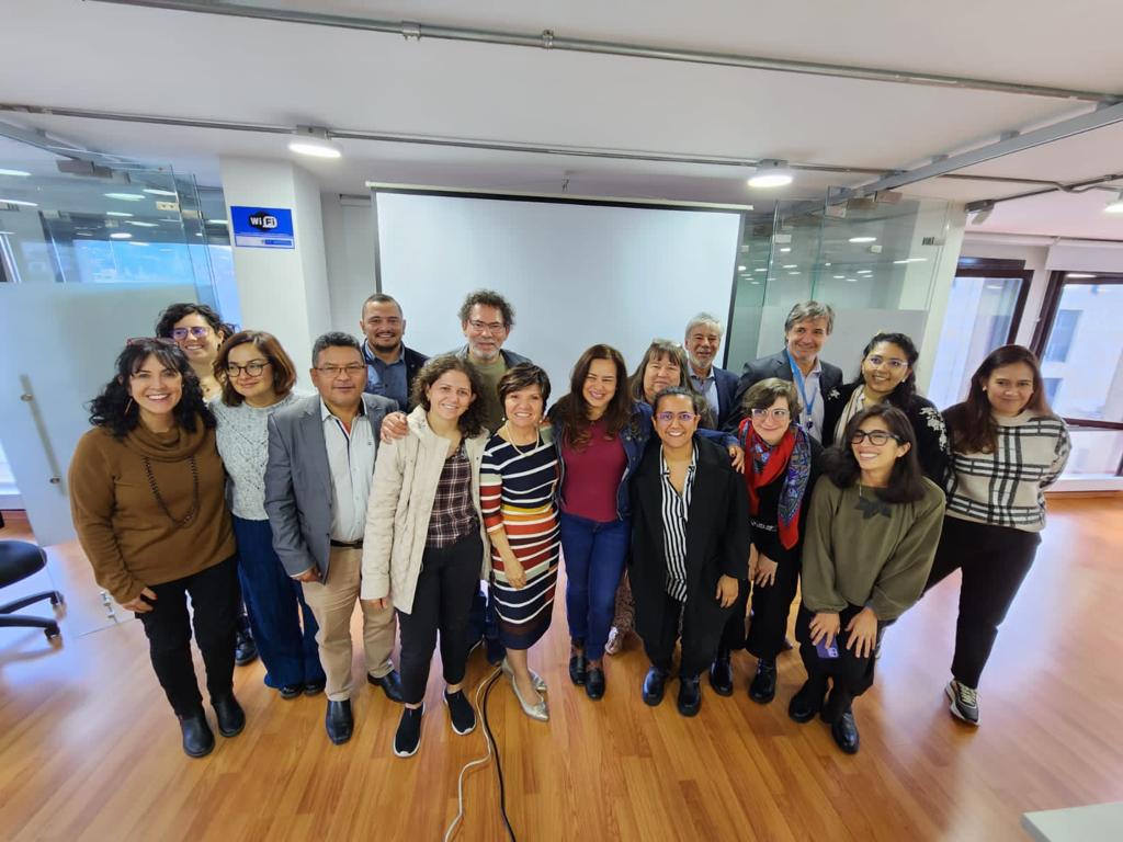 Delegadas del Gobierno nacional y componente Comunes sesionaron en la ciudad de Bogotá. Foto: Comunicaciones ARN.